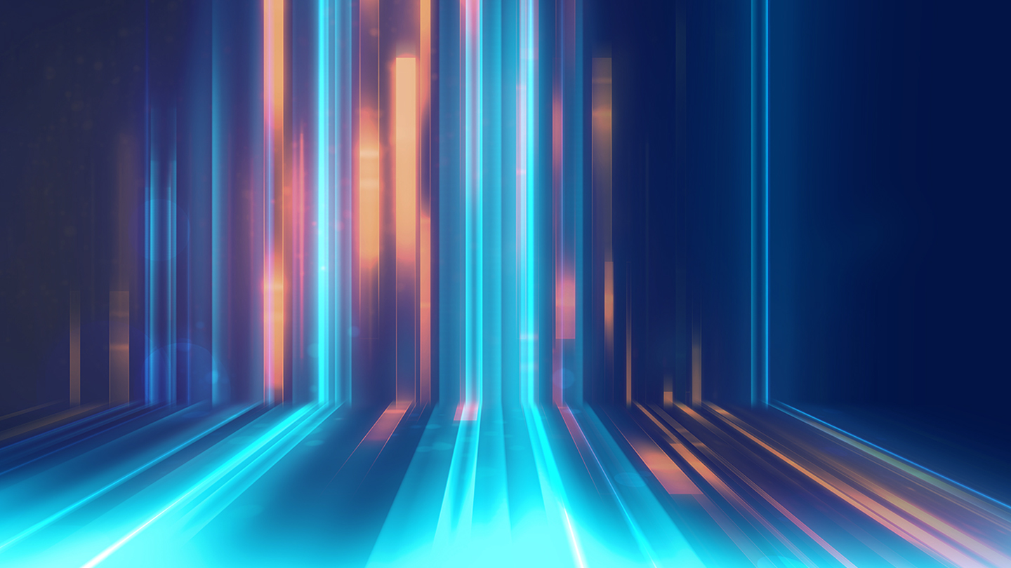 blue geometric abstract technology and science background